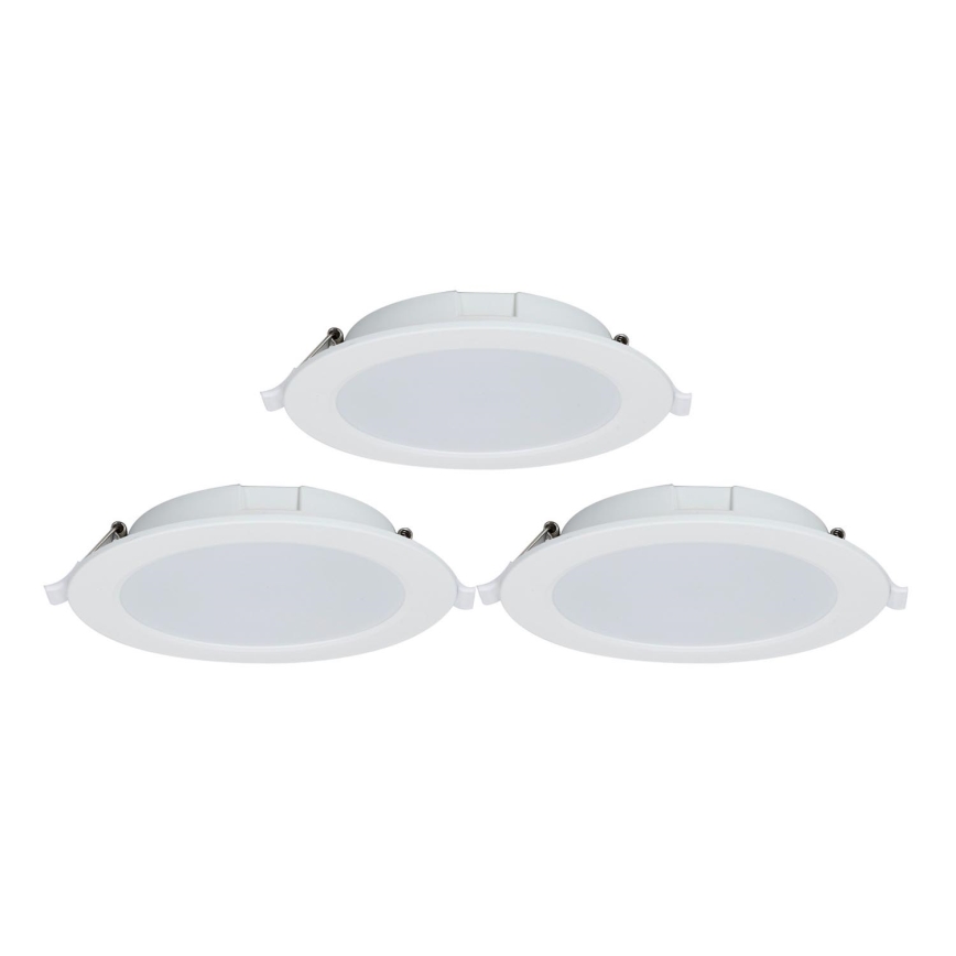 Aigostar - KOMPLEKT 3x LED Hämardatav süvistatav valgusti MESH LED/15W/230V 2700K-6500K d. 17cm