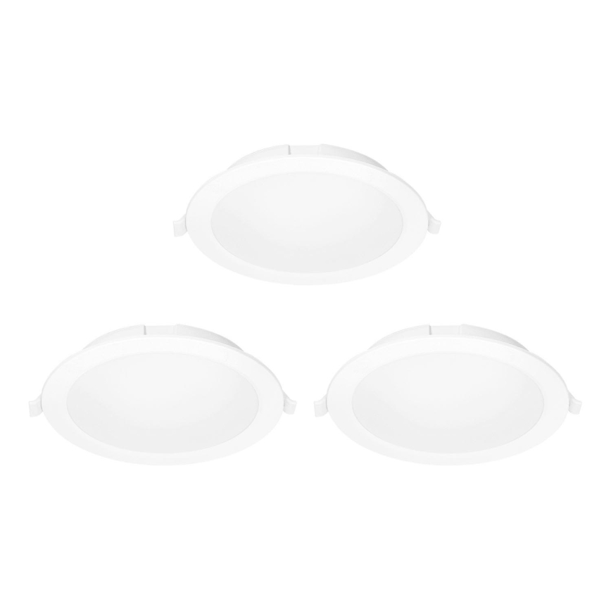 Aigostar - KOMPLEKT 3x LED RGB Hämardatav süvistatav valgusti MESH LED/15W/230V 2700K-6500K d. 17cm
