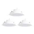 Aigostar - KOMPLEKT 3x LED RGBW Hämardatav süvistatav valgusti MESH LED/9W/230V 2700K-6500K d. 14,5cm