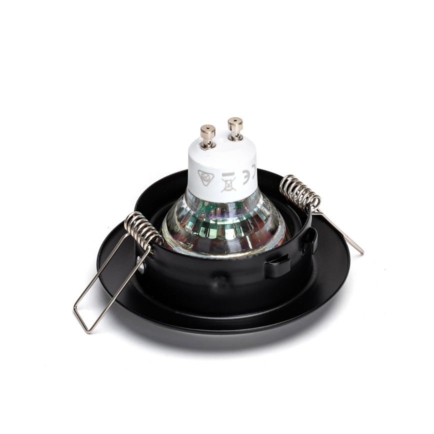 Aigostar - Komplekt 3x LED süvistatav laevalgusti 1xGU10/4,5W/230V 4000K must