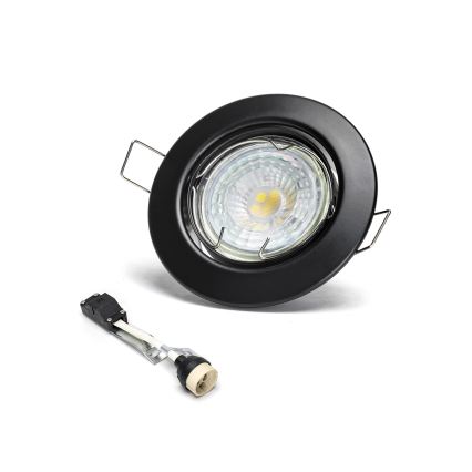 Aigostar - Komplekt 3x LED süvistatav laevalgusti 1xGU10/4,5W/230V 4000K must
