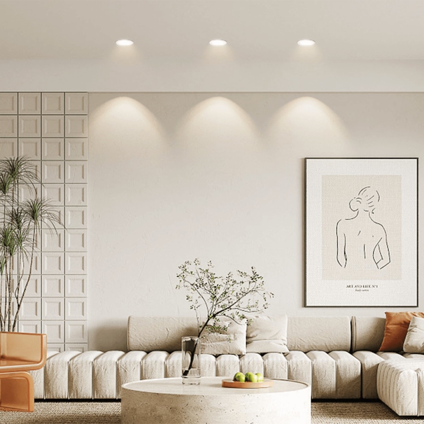 Aigostar - KOMPLEKT 3x LED Süvistatav välivalgusti LED/4,8W/230V 4000K IP65 valge