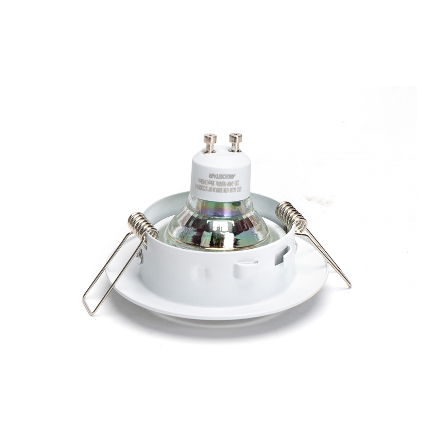 Aigostar - Komplekt 3x LED-süvistatavat laevalgustit, 1x GU10/4,5W/230V, 4000K, valge