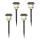 Aigostar - KOMPLEKT 4x RGB LED Päikesepaneeliga valgusti LED/0,2W/2V 40 mAh IP44