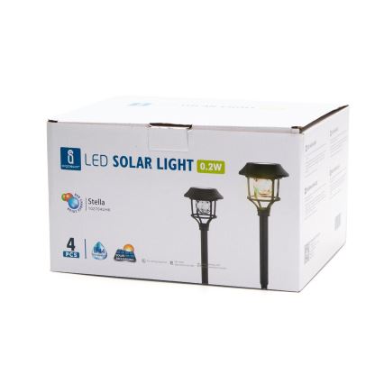 Aigostar - KOMPLEKT 4x RGB LED Päikesepaneeliga valgusti LED/0,2W/2V 40 mAh IP44
