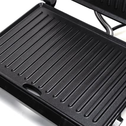 Aigostar - Kontaktgrill 1000W/230V must/matt kroom