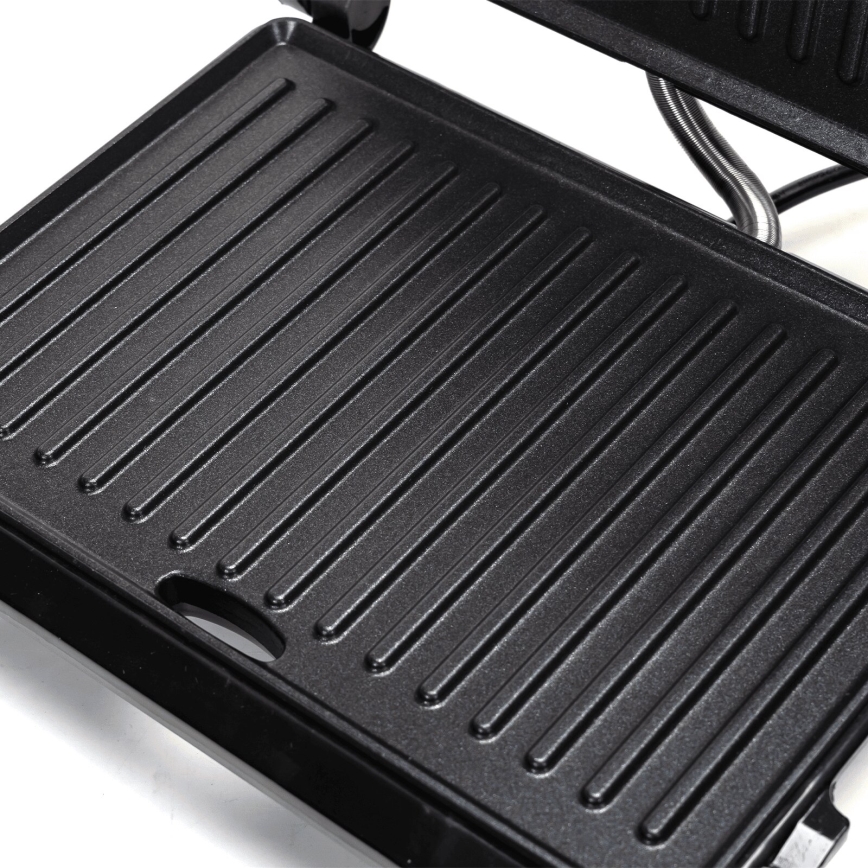 Aigostar - Kontaktgrill 1000W/230V must/matt kroom