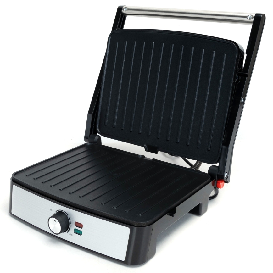Aigostar - Kontaktgrill 2200W/230V must/roostevaba teras