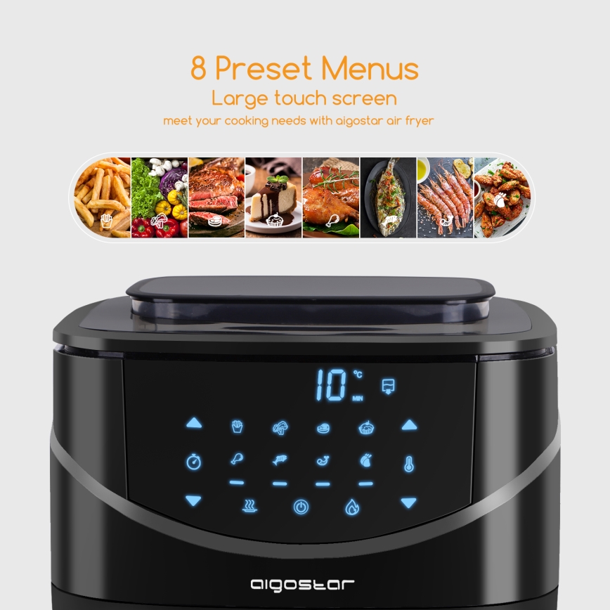 Aigostar - Kuumaõhu fritüür 7 l 1700W/230V