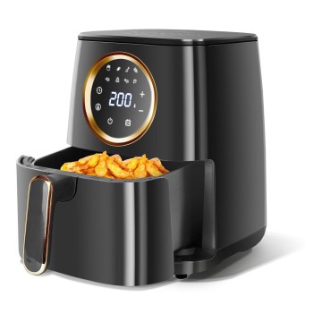 Aigostar - Kuumaõhufritüür 1400W/230V 4,2l must