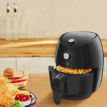 Aigostar - Kuumaõhufritüür 1500W/230V 3,5l must