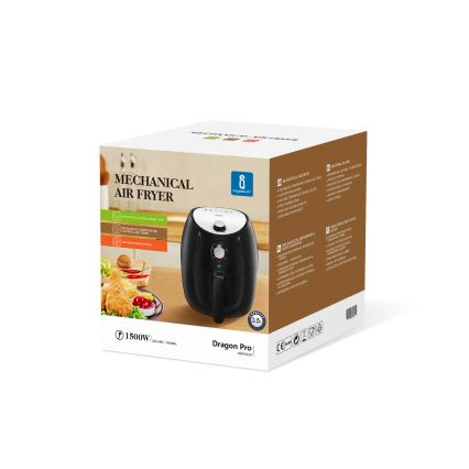 Aigostar - Kuumaõhufritüür 1500W/230V 3,5l must