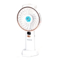 Aigostar - Laetav kaasaskantav ventilaator 5W/5V 2400mAh USB valge