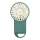 Aigostar - Laetav taskuventilaator 4W/5V 500mAh USB roheline