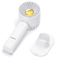 Aigostar - Laetav taskuventilaator 4W/5V 500mAh USB valge