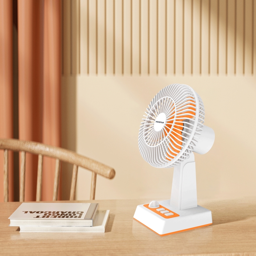 Aigostar - Lauaarvuti ventilaator 6W/USB
