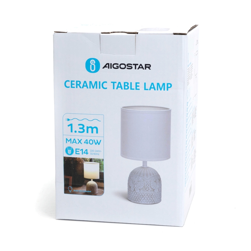 Aigostar - Laualamp 1xE14/40W/230V