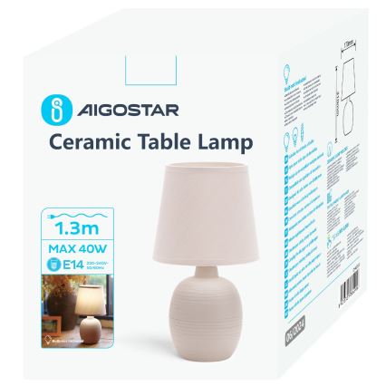 Aigostar - Laualamp 1xE14/40W/230V