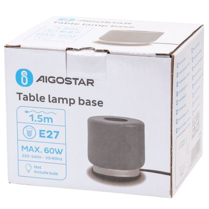 Aigostar - Laualamp 1xE27/60W/230V hall