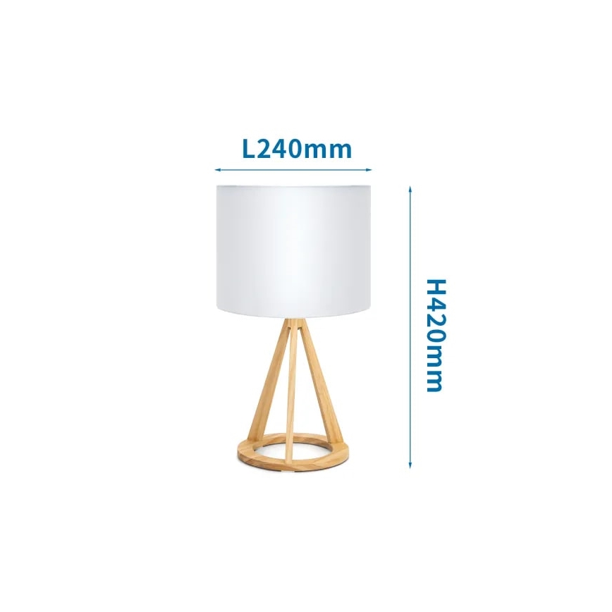 Aigostar - Laualamp 1xE27/60W/230V mänd
