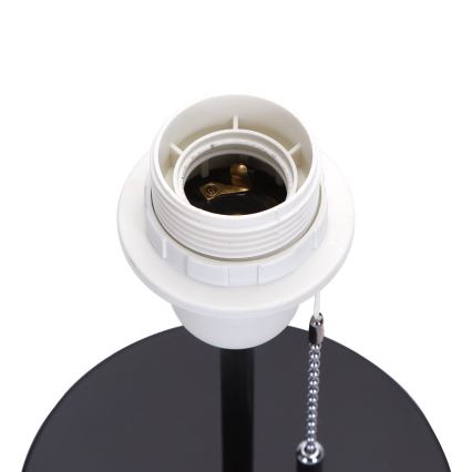 Aigostar - Laualamp USB pordiga 1xE27/40W/230V must