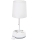 Aigostar - Laualamp USB portide ja pistikupesadega 1xE27/60W/230V valge
