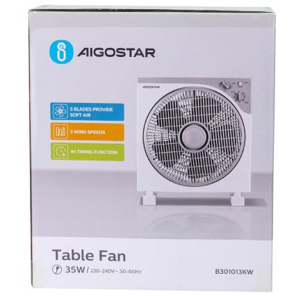 Aigostar - Lauaventilaator 35W/230V