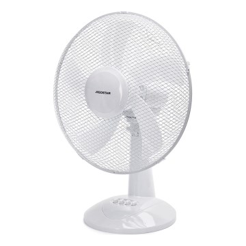 Aigostar - Lauaventilaator 45W/230V valge