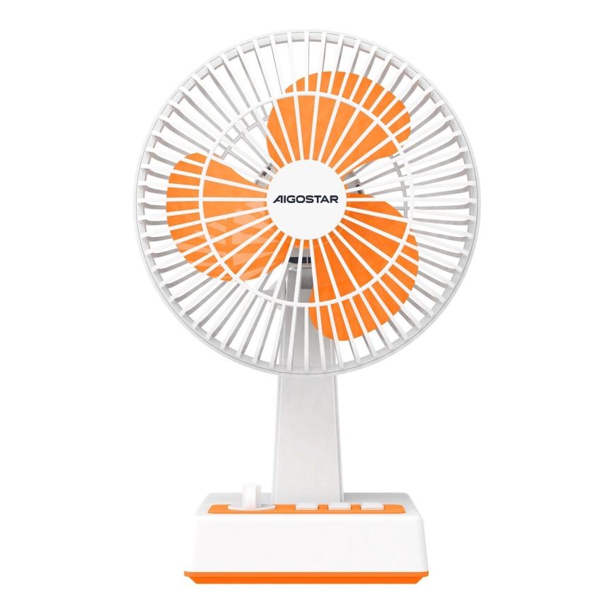 Aigostar - Lauaventilaator 6W/USB