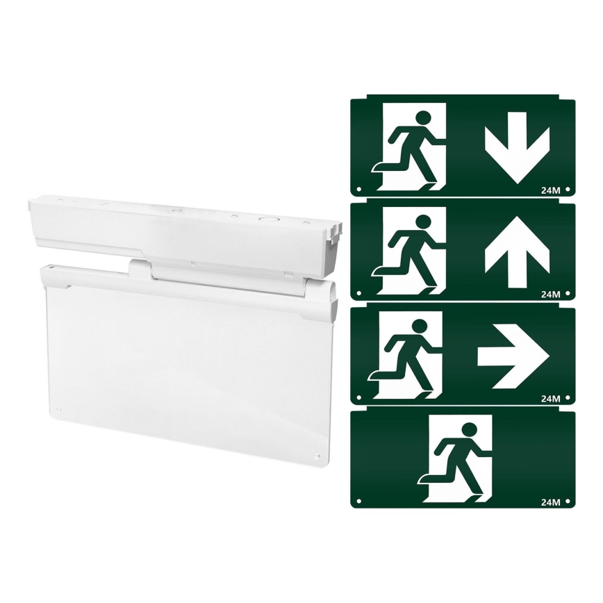 Aigostar - LED Avariivalgusti EMERGENCY EXIT LED/3,6W/230V 6500K 500mAh