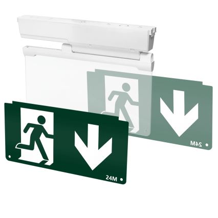 Aigostar - LED Avariivalgusti EMERGENCY EXIT LED/3,6W/230V 6500K 500mAh