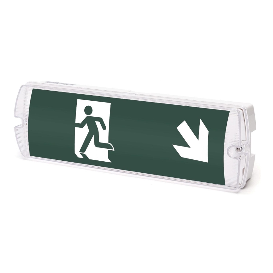 Aigostar - LED Avariivalgusti EMERGENCY EXIT LED/4W/230V IP65 6500K 600mAh