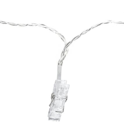 Aigostar - LED dekoratiivne valguskett 80xLED/5W/USB 13 m soe valge