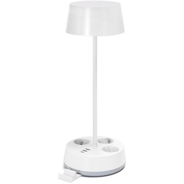 Aigostar - LED dimmerdatav lamp, mille pistikut ja USB LED/4.6W/230V 3000/4000/6500K valge