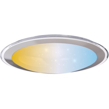 Aigostar - LED dimmereeritav laelamp LED/30W/230V 2700-6500K läbimõõt 42,9 cm kroom + kaugjuhtimispult