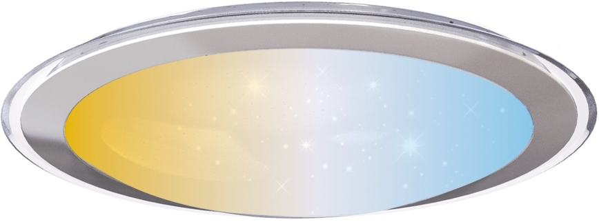 Aigostar - LED dimmereeritav laelamp LED/30W/230V 2700-6500K läbimõõt 42,9 cm kroom + kaugjuhtimispult
