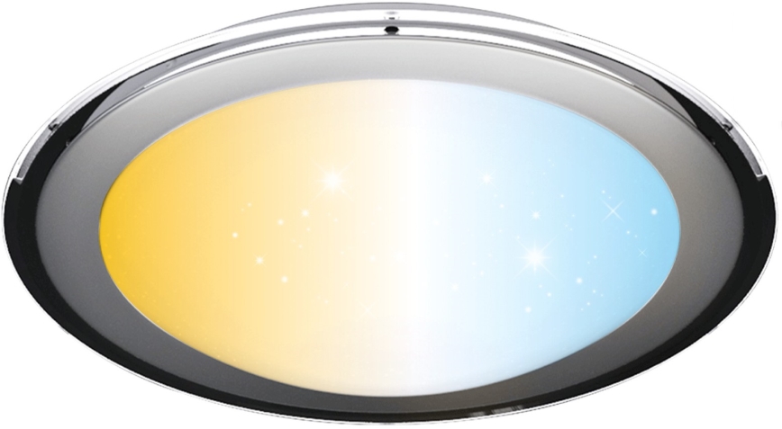 Aigostar - LED dimmereeritav laelamp LED/60W/230V 2700-6500K läbimõõt 52,7 cm kroom + kaugjuhtimispult