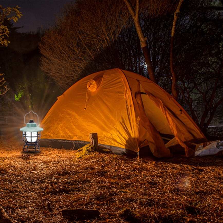 Aigostar - LED Hämardatav kaasaskantav laetav matkamine lamp LED/3W/3,7V 1200mAh