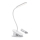 Aigostar - LED Hämardatav laetav laualamp klambriga LED/2,5W/5V 1200mAh valge