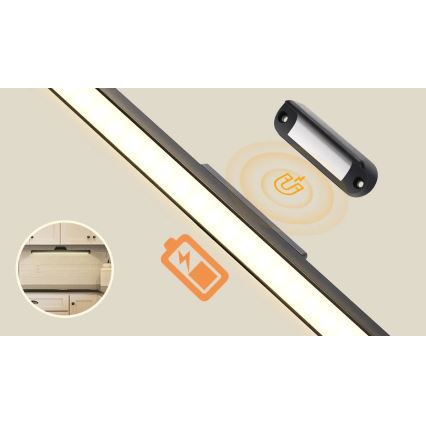 Aigostar - LED Hämardatav laetav peeglivalgustus LED/2,9W/5V 2000 mAh