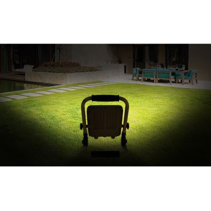 Aigostar - LED Hämardatav laetav prožektor LED/50W/5V 6500K IP65