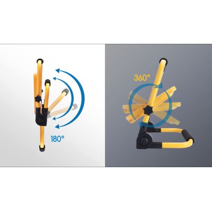 Aigostar - LED Hämardatav laetav prožektor LED/50W/5V 6500K IP65