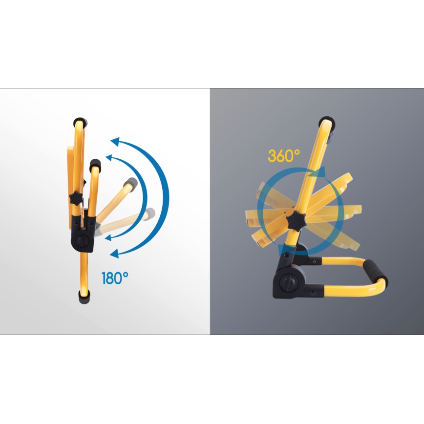 Aigostar - LED Hämardatav laetav prožektor LED/50W/5V 6500K IP65