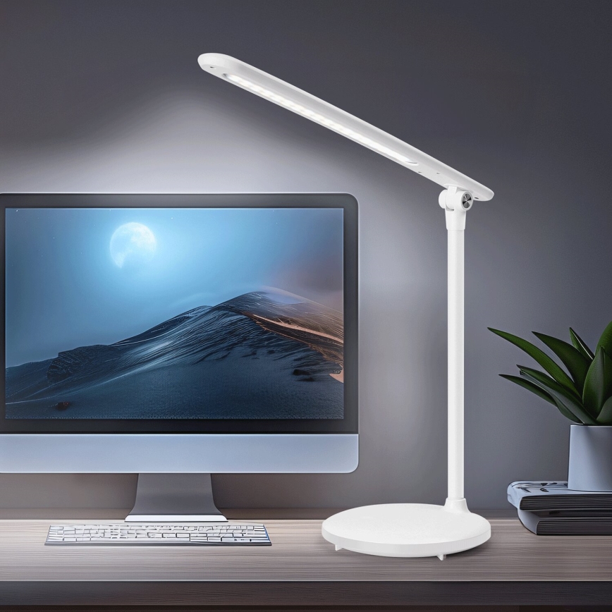 Aigostar - LED Hämardatav laetav puutetundlik laualamp LED/3W/5V 2700/4000/6500K 1800 mAh