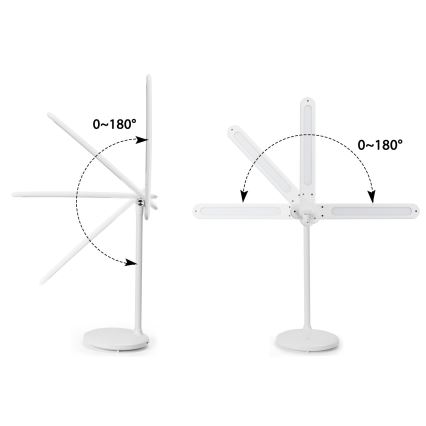 Aigostar - LED Hämardatav laetav puutetundlik laualamp LED/3W/5V 2700/4000/6500K 1800 mAh