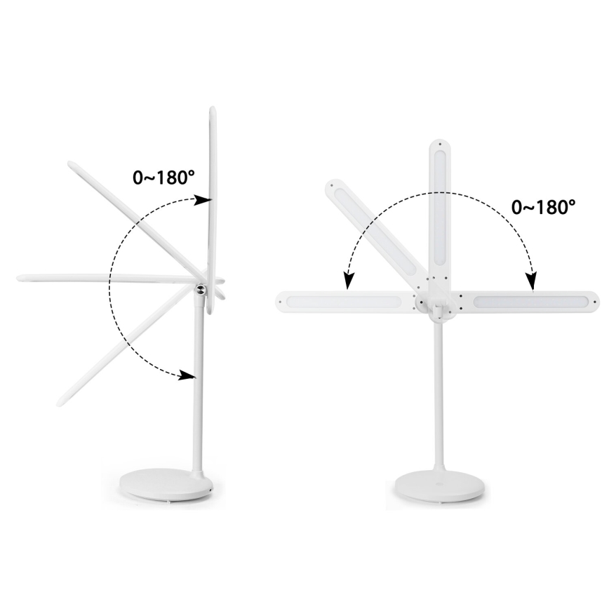 Aigostar - LED Hämardatav laetav puutetundlik laualamp LED/3W/5V 2700/4000/6500K 1800 mAh