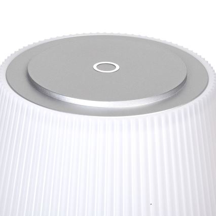Aigostar - LED Väli hämardatav laetav laualamp LED/4W/5V 3600mAh valge/matt kroom IP54