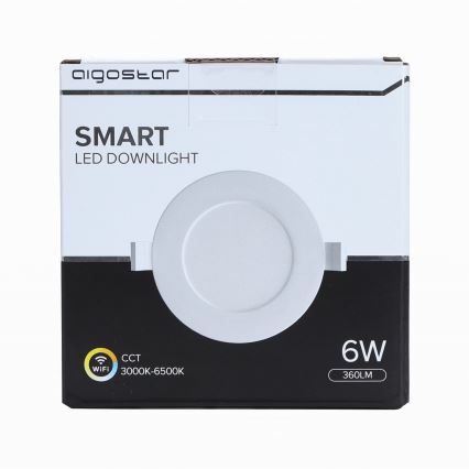 Aigostar - LED Hämardatav laevalgusti 6W/230V d. 11,5 cm Wi-Fi