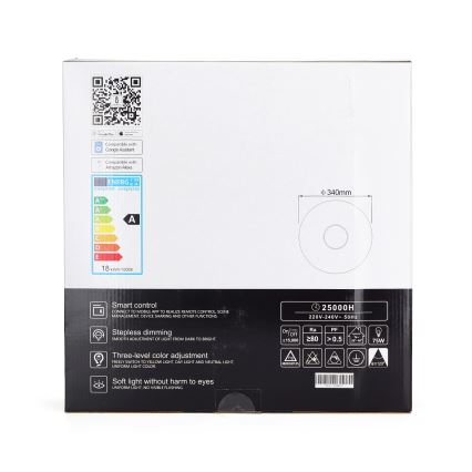 Aigostar - LED Hämardatav laevalgusti LED/18W/230V d. 34 cm Wi-Fi