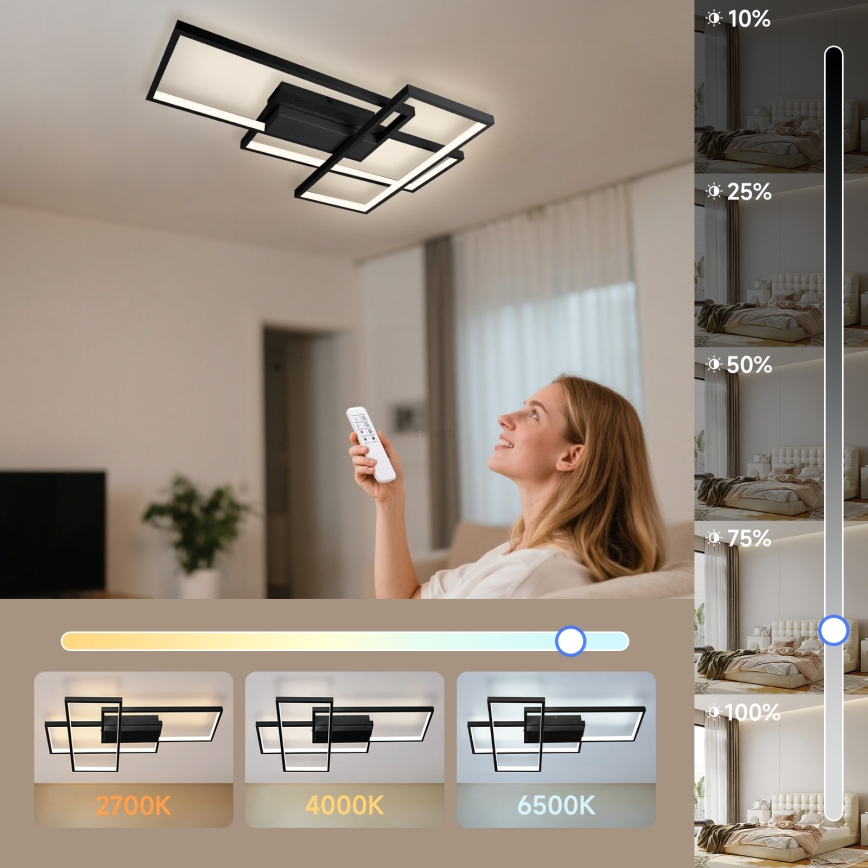 Aigostar - LED Hämardatav laevalgusti LED/38W/230V 2700-6500K + kaugjuhtimispult